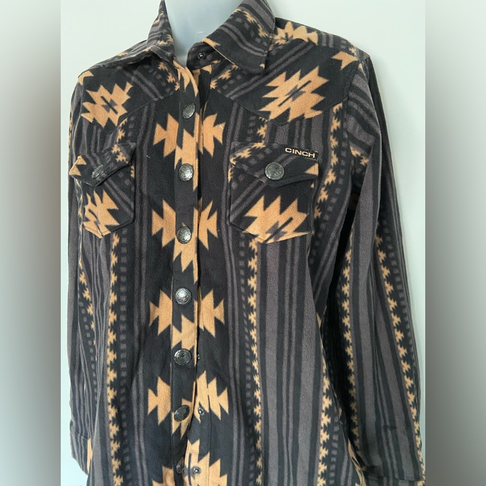 Cinch Fleece Shirt Jacket Size Small NWT!